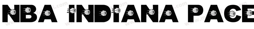 NBA Indiana Pacers字体转换